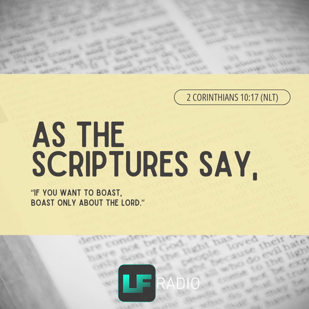 2 Corinthians 10:17 - Verse of the Day