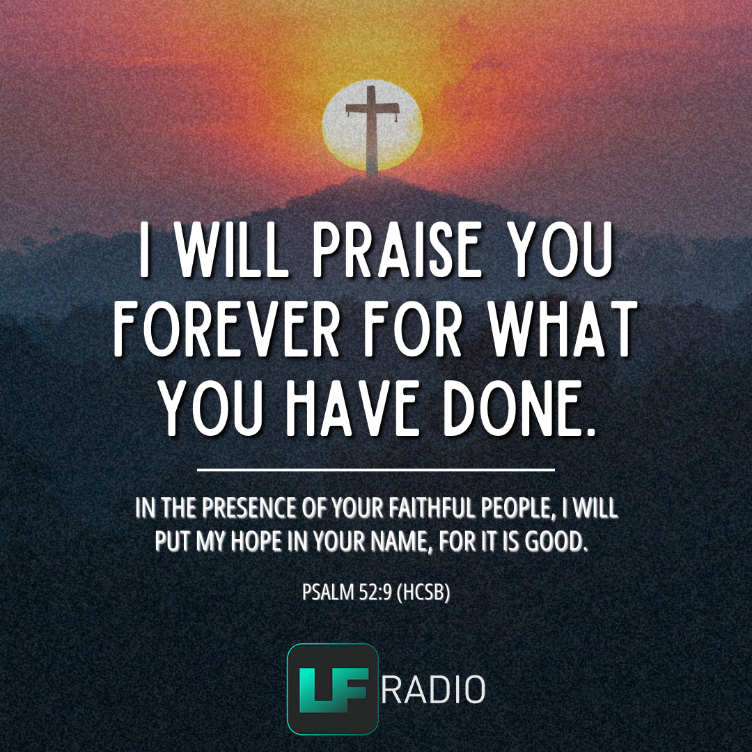 Psalm 52:9 - Verse of the Day