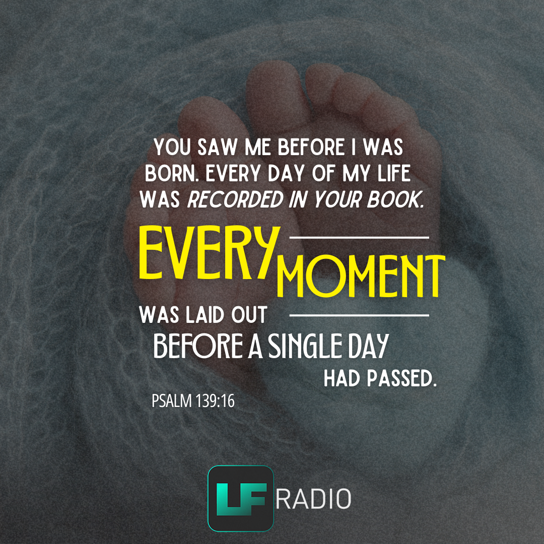 Psalm 139:16 - Verse of the Day