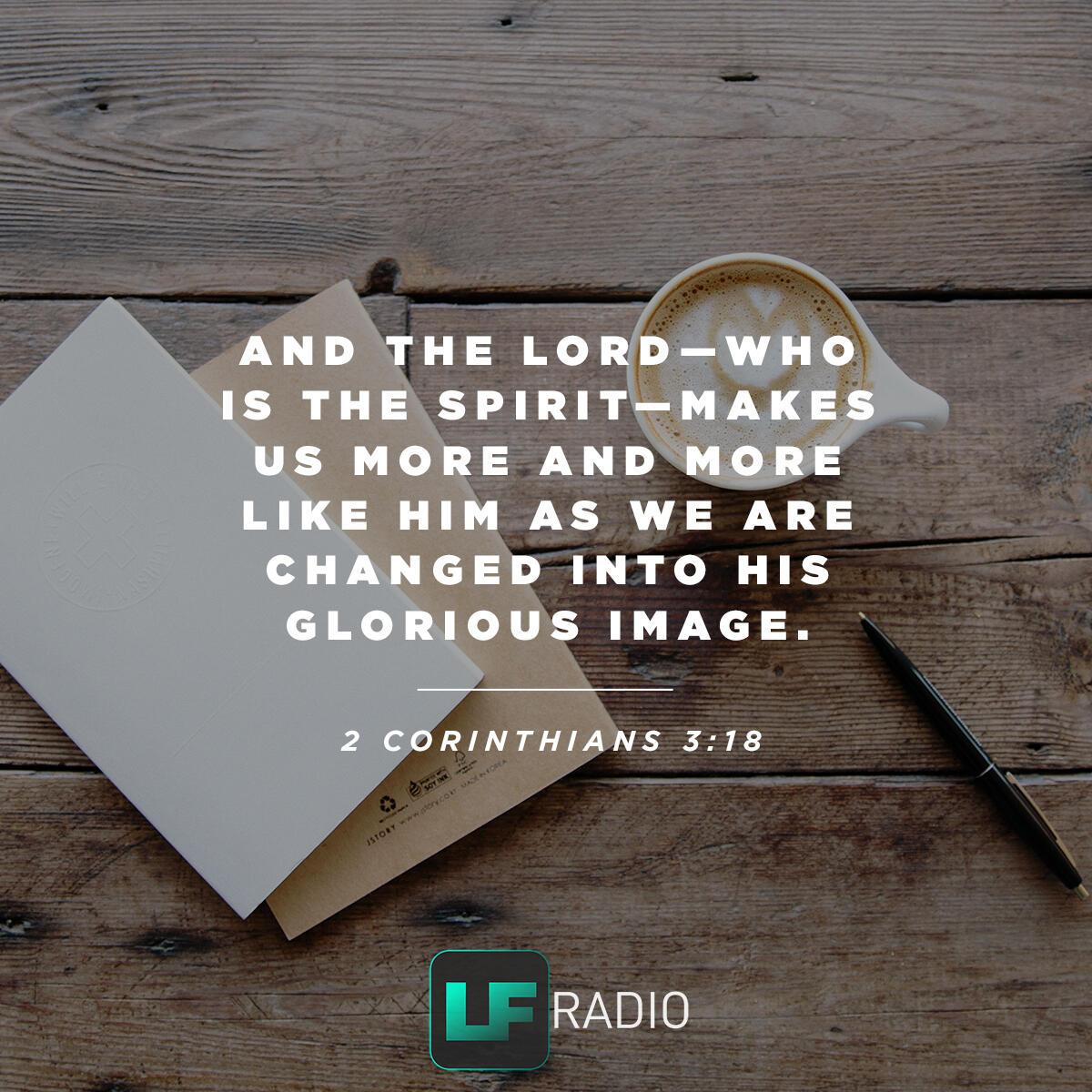 2 Corinthians 3:18 - Verse of the Day