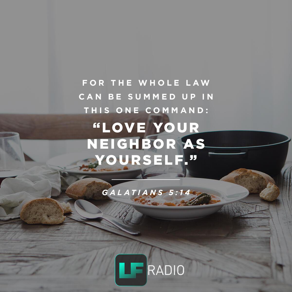 Galatians 5:14 - Verse of the Day