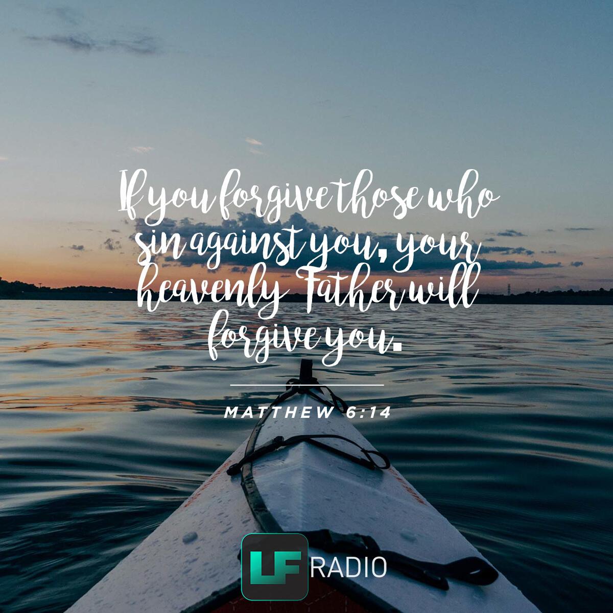 Matthew 6:14 - Verse of the Day