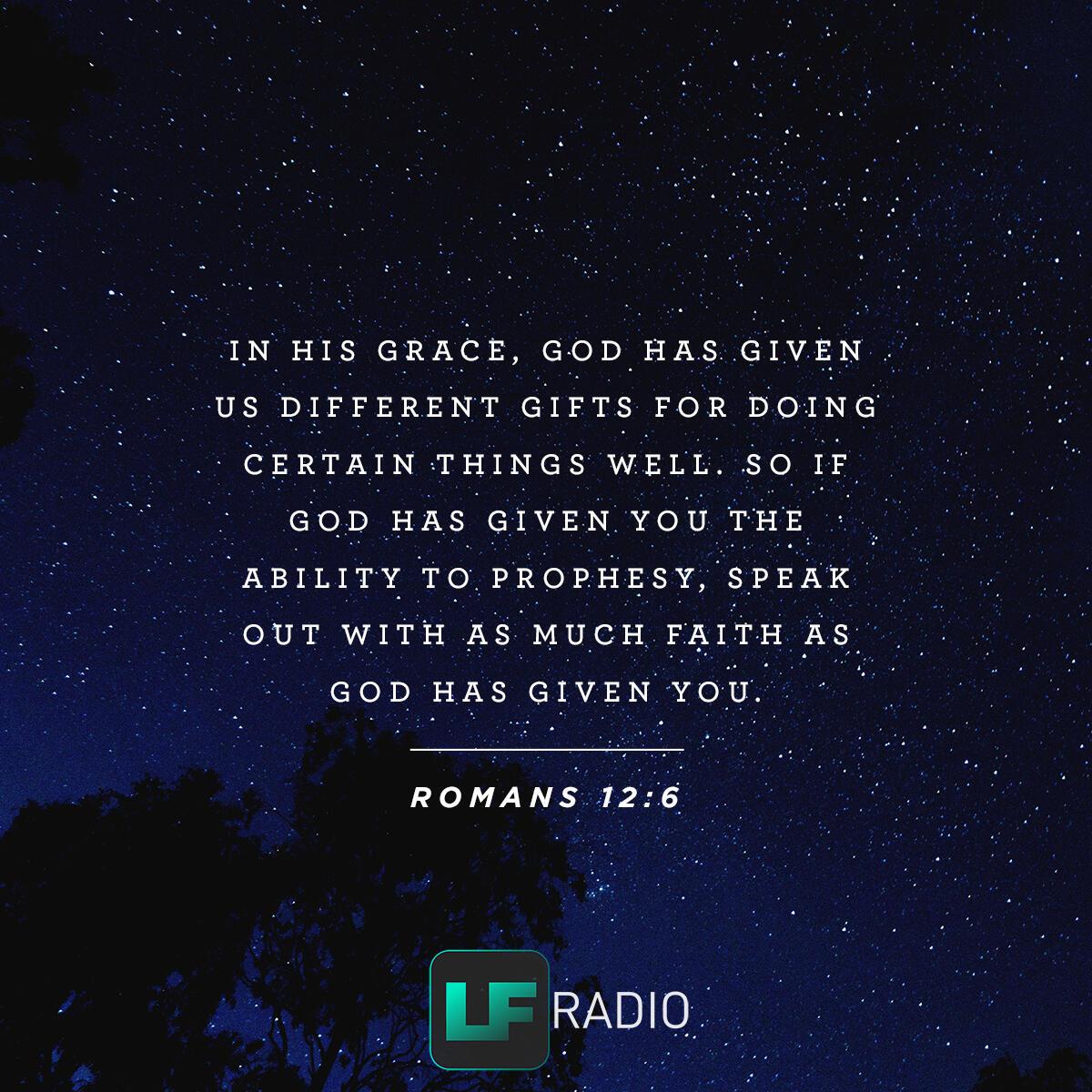 Romans 12:6 - Verse of the Day