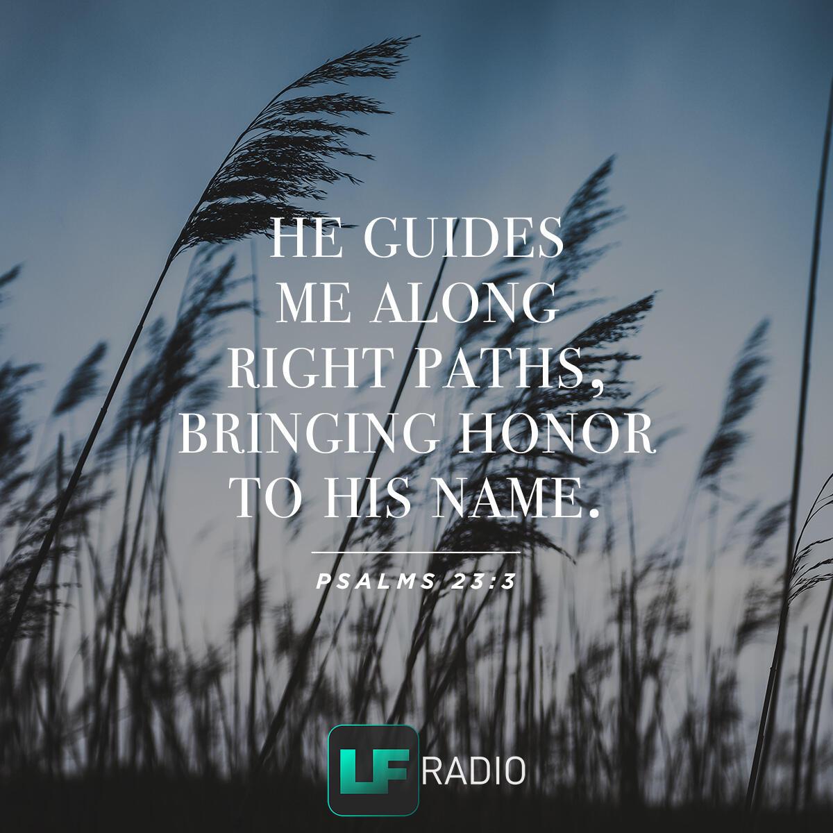 Psalms 23:3 - Verse of the Day