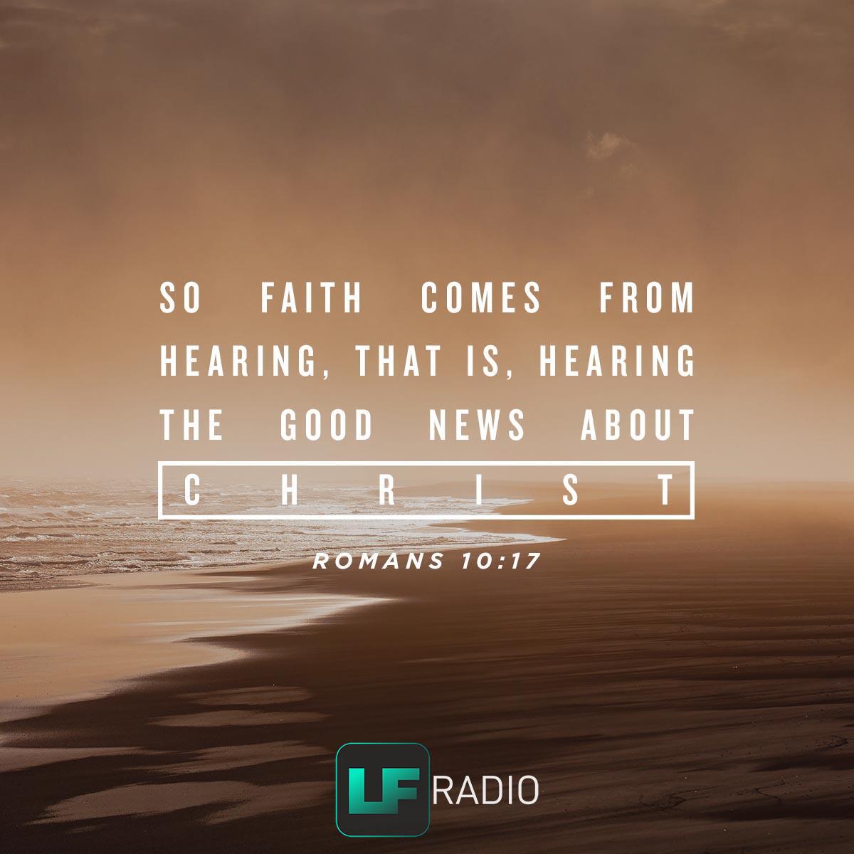 Romans 10:17 - Verse of the Day