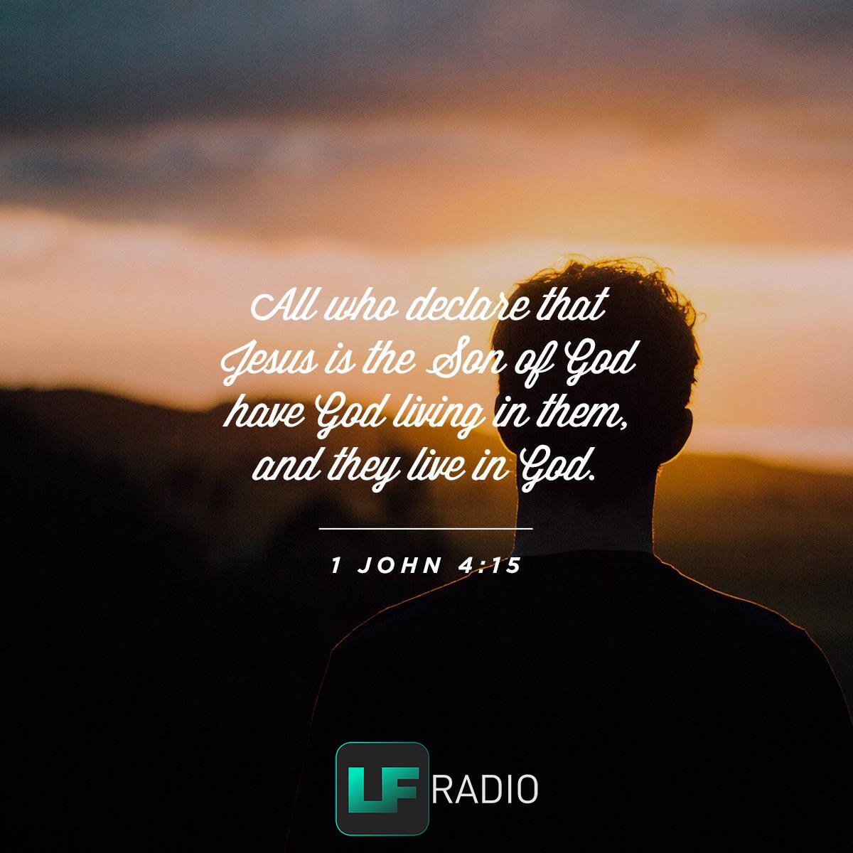1 John 4:15 - Verse of the Day
