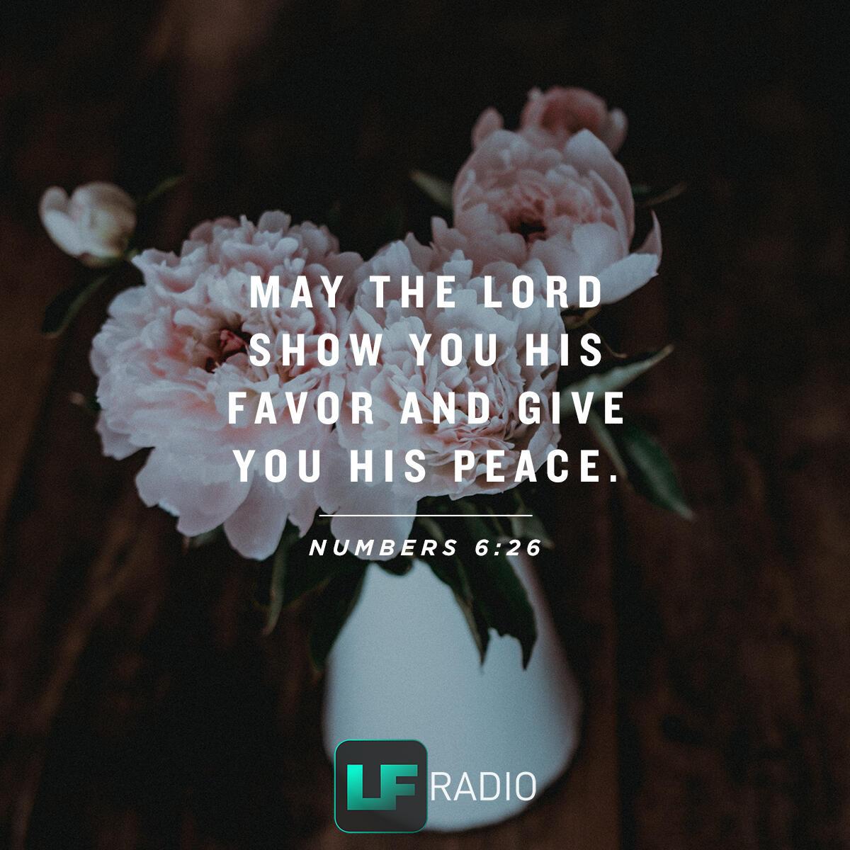 Numbers 6:26 - Verse of the Day