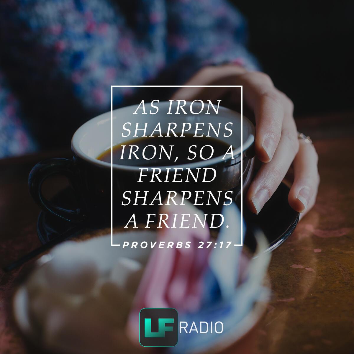 Proverbs 27:17 - Verse of the Day