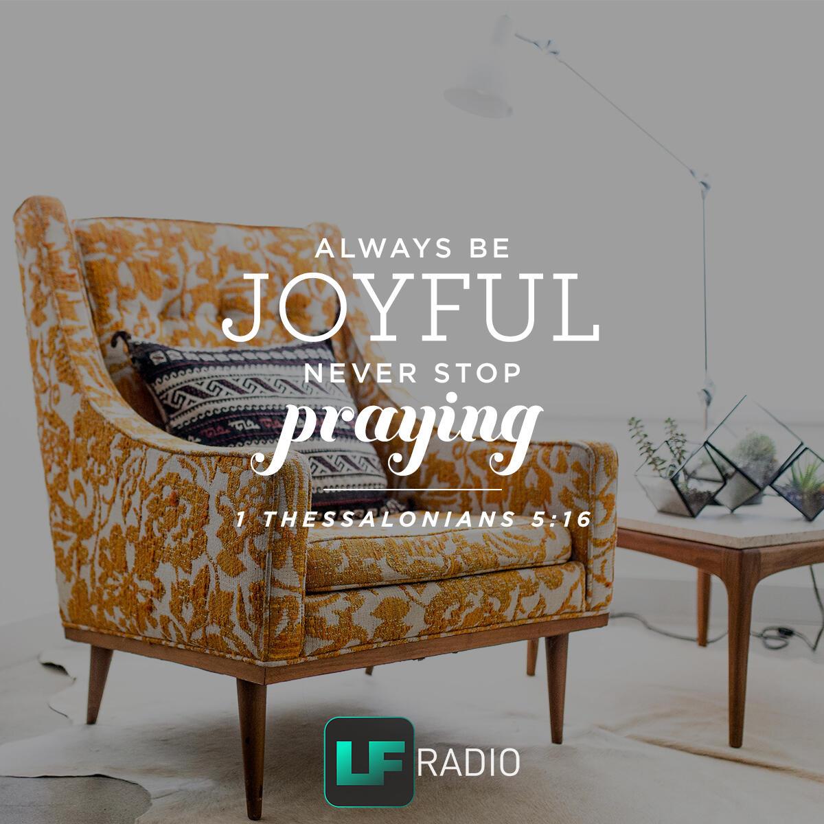 1 Thessalonians 5:16 - Verse of the Day