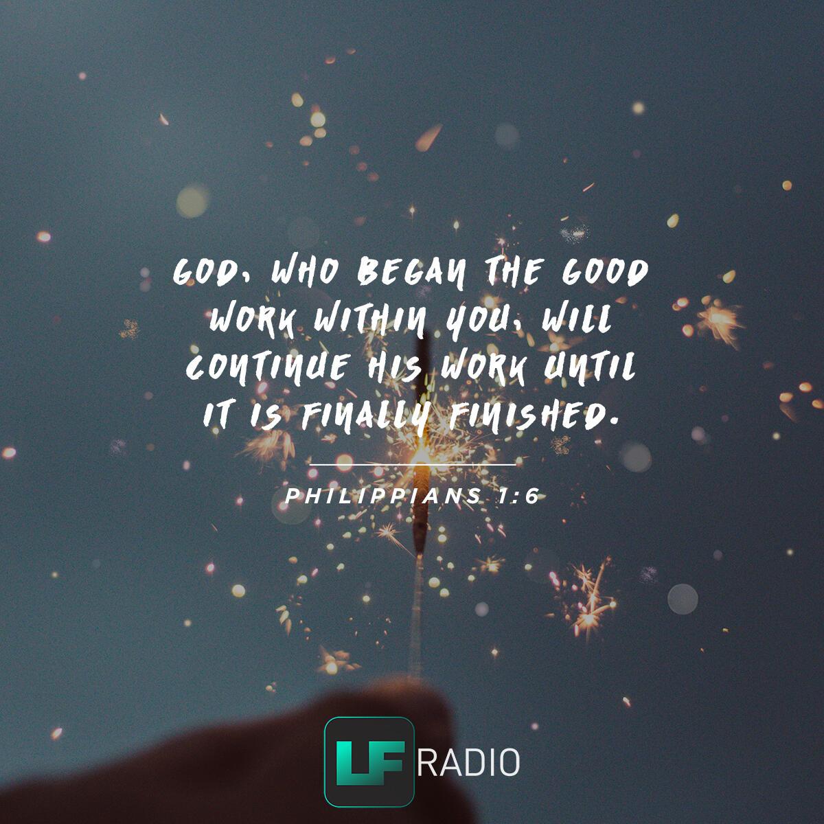 Philippians 1:6 - Verse of the Day