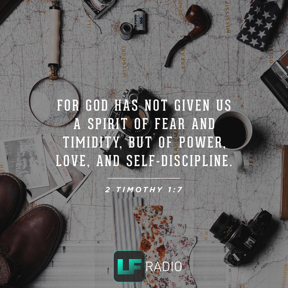 2 Timothy 1:7 - Verse of the Day