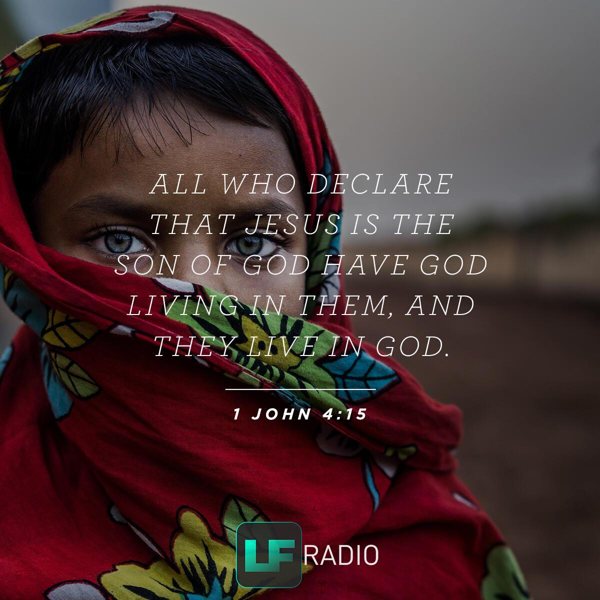 1 John 4:15 - Verse of the Day