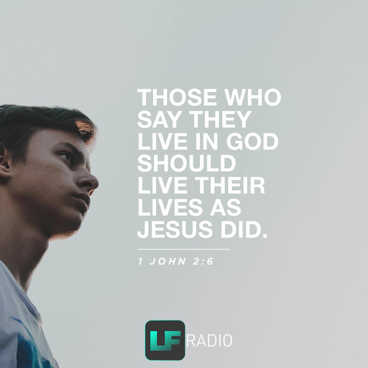 1 John 2:6 - Verse of the Day