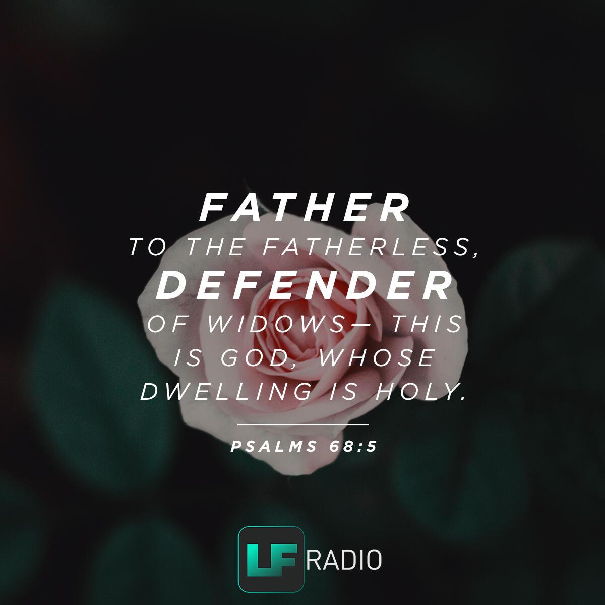 Psalms 68:5 - Verse of the Day