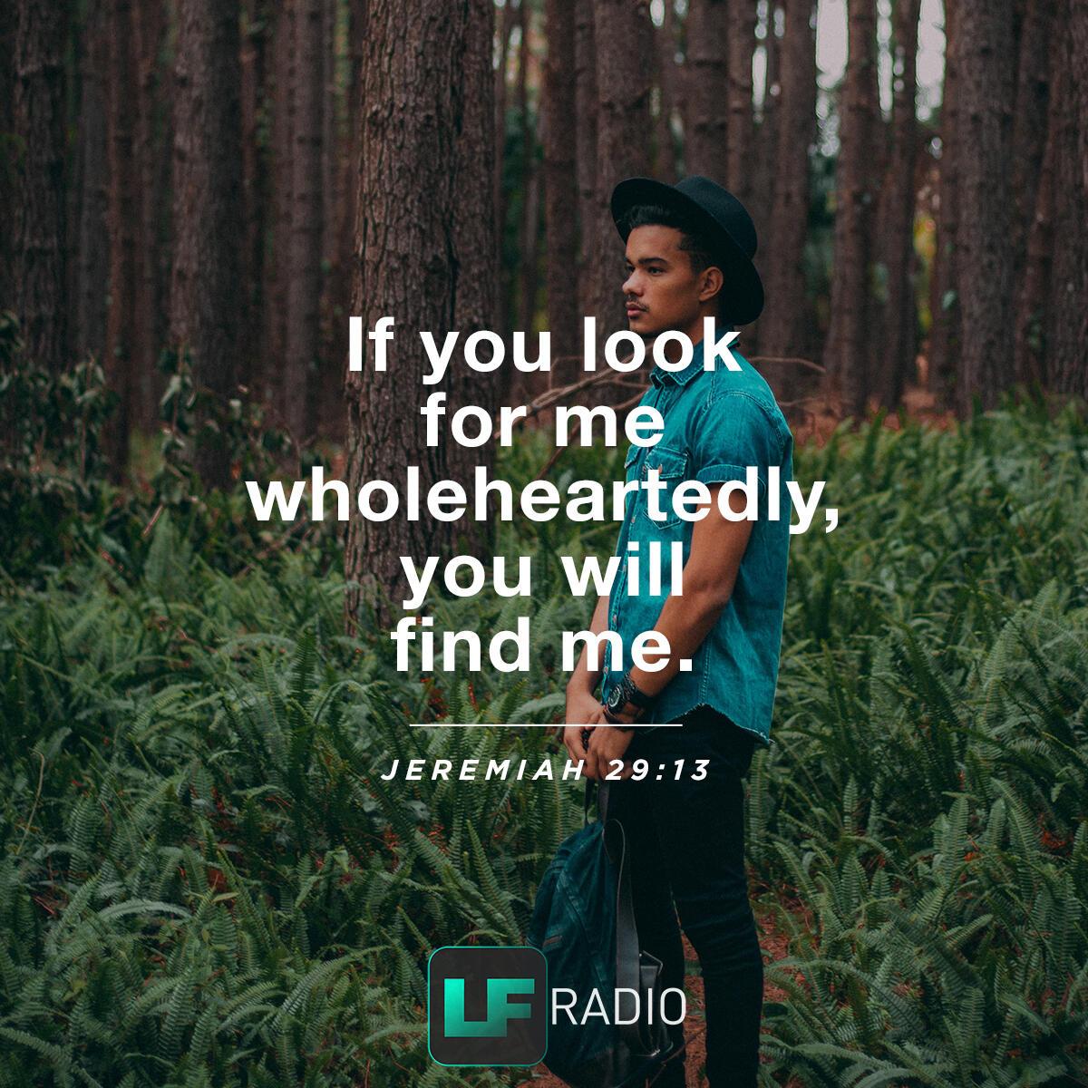 Jeremiah 29:13 - Verse of the Day