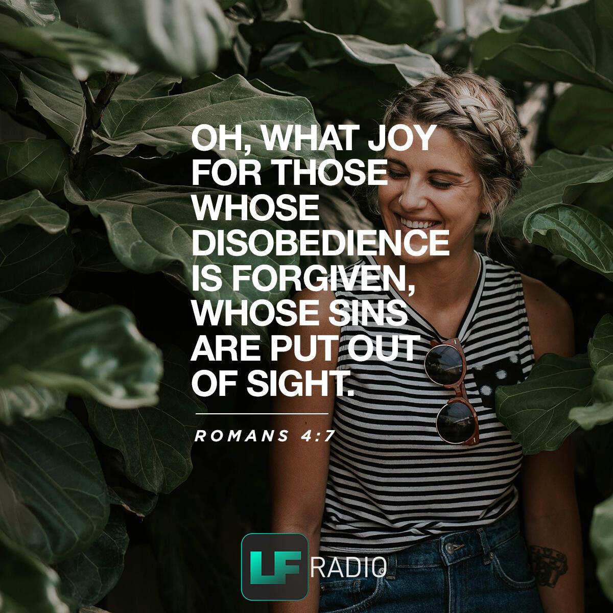 Romans 4:7 - Verse of the Day