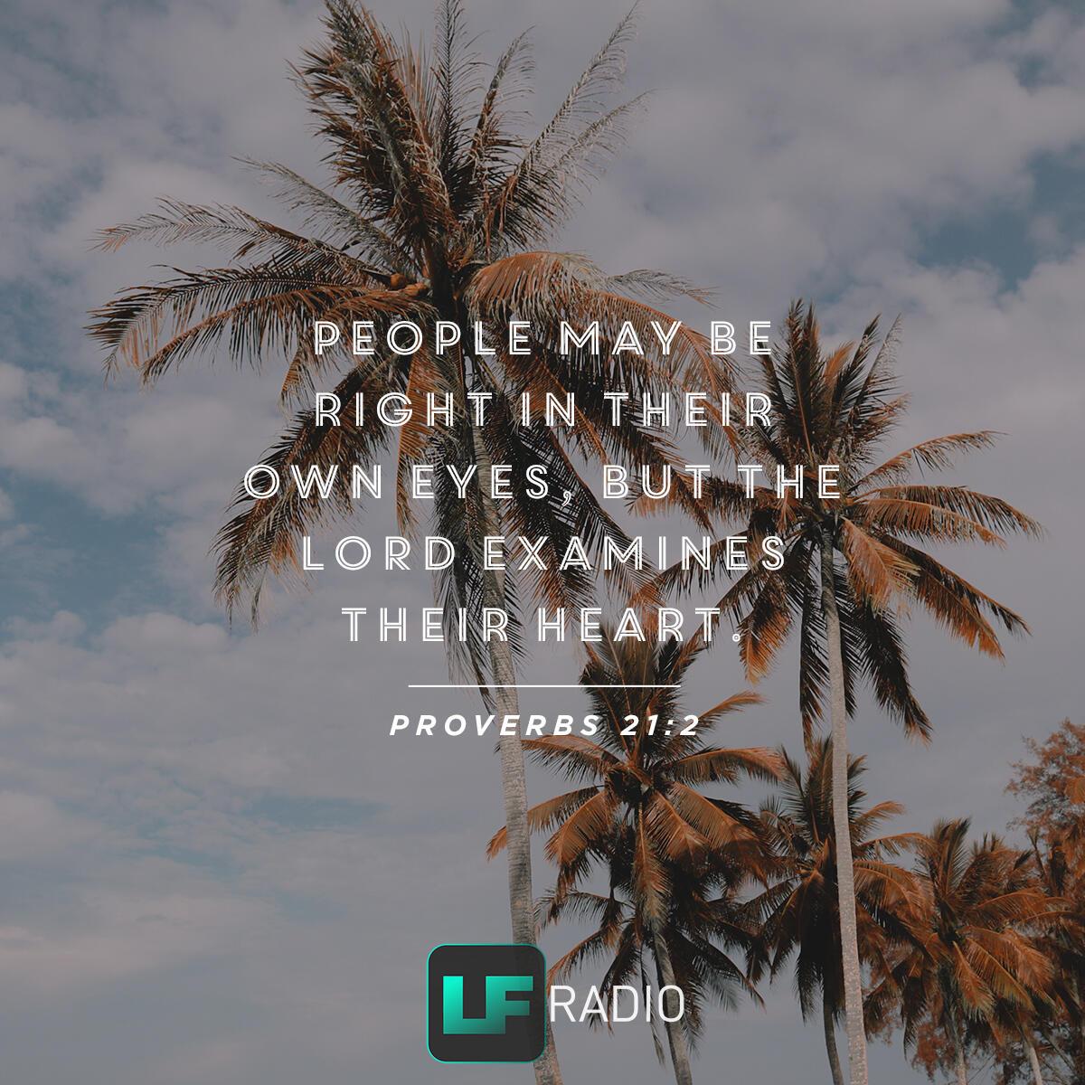 Proverbs 21:2 - Verse of the Day