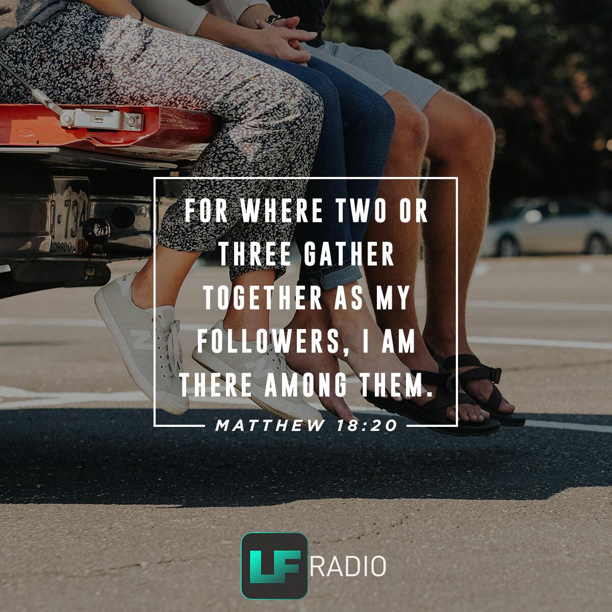 Matthew 18:20 - Verse of the Day