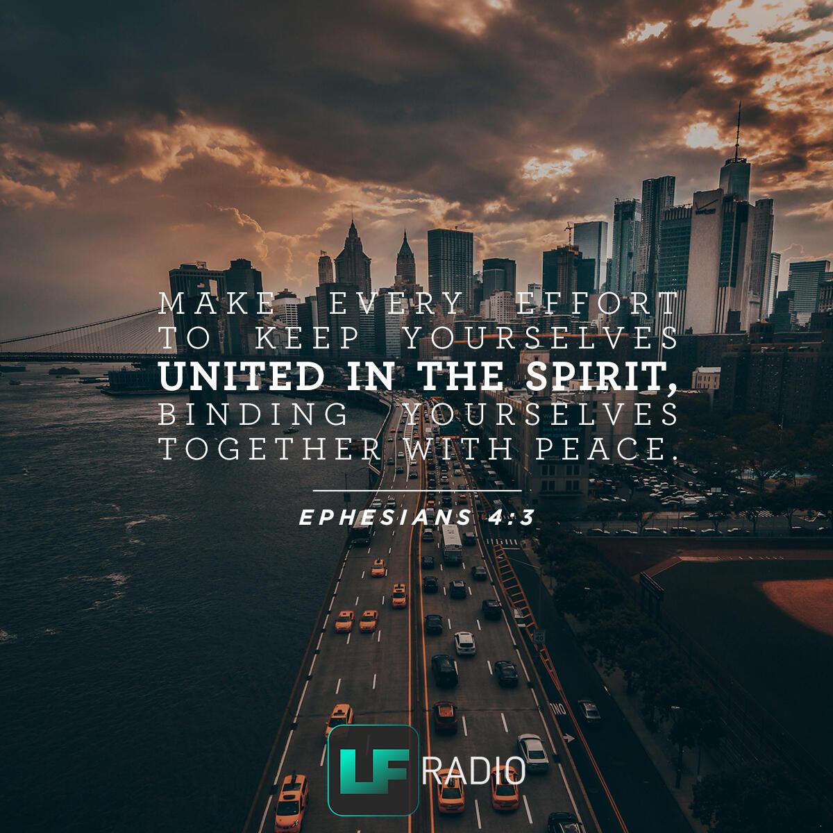 Ephesians 4:3 - Verse of the Day