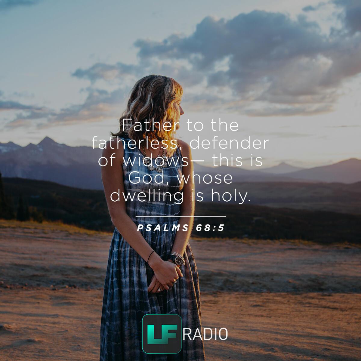 Psalms 68:5 - Verse of the Day