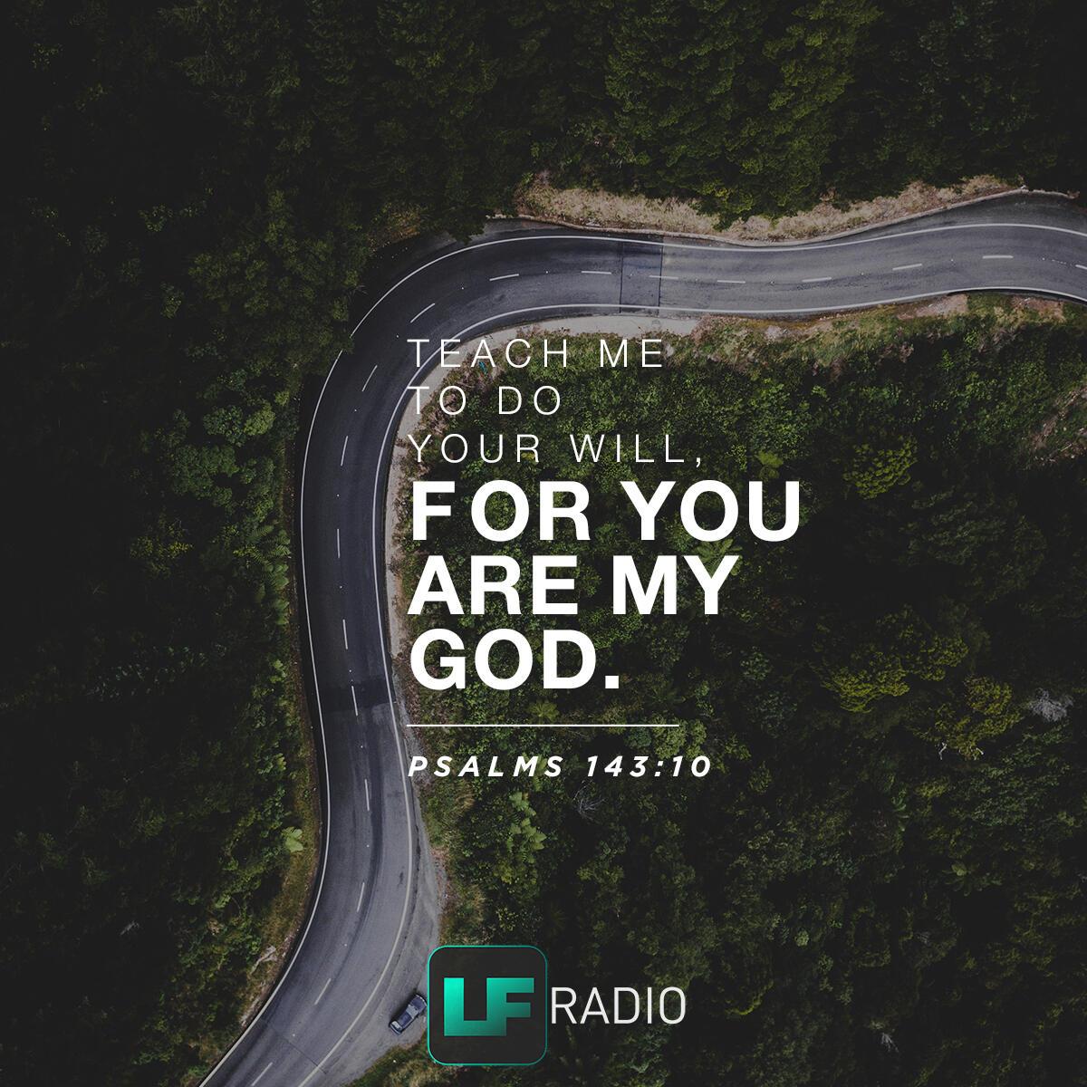 Psalms 143:10 - Verse of the Day