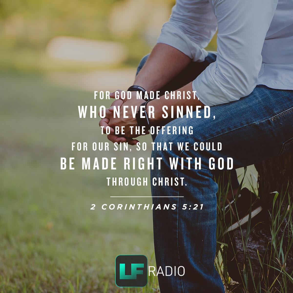 2 Corinthians 5:21 - Verse of the Day