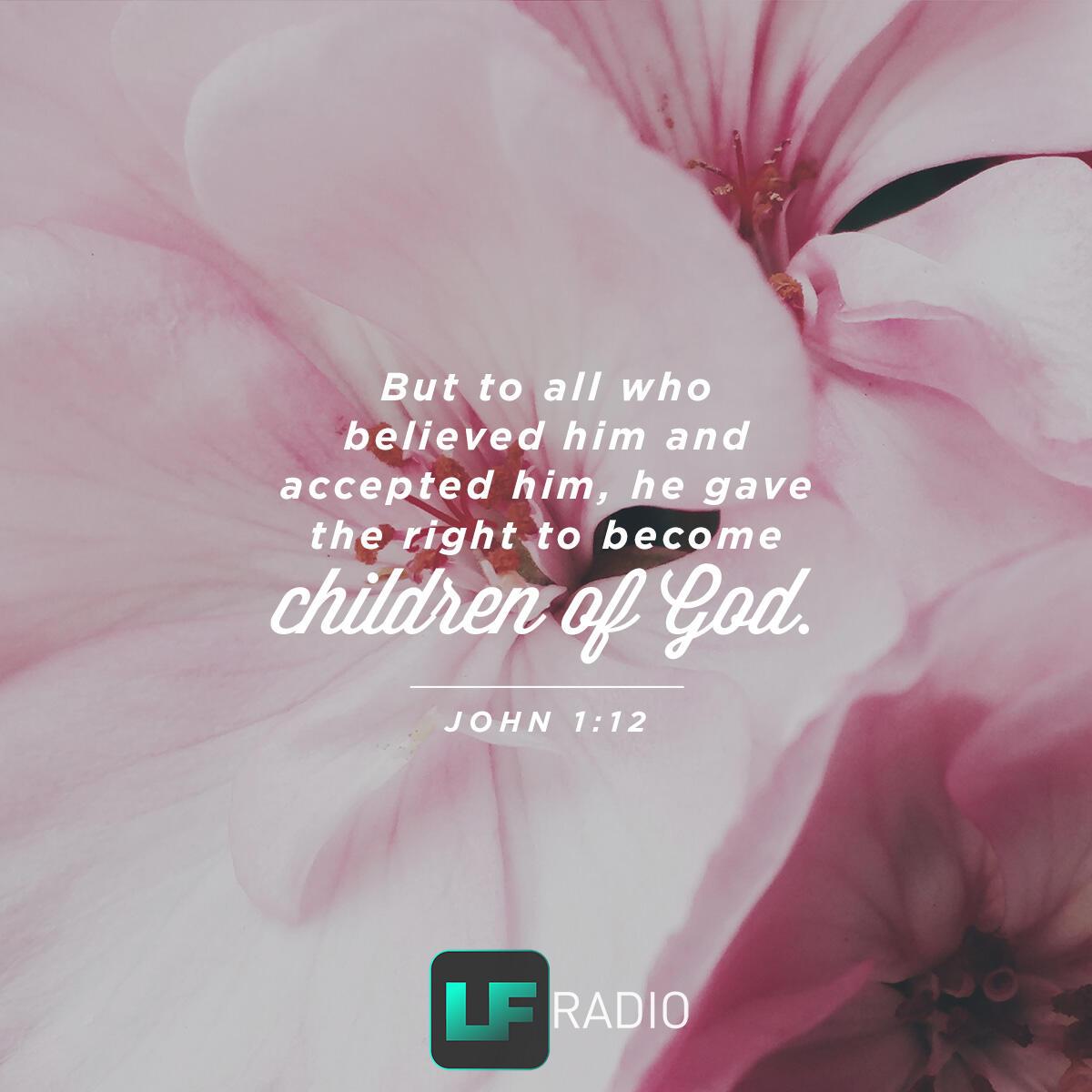John 1:12 - Verse of the Day