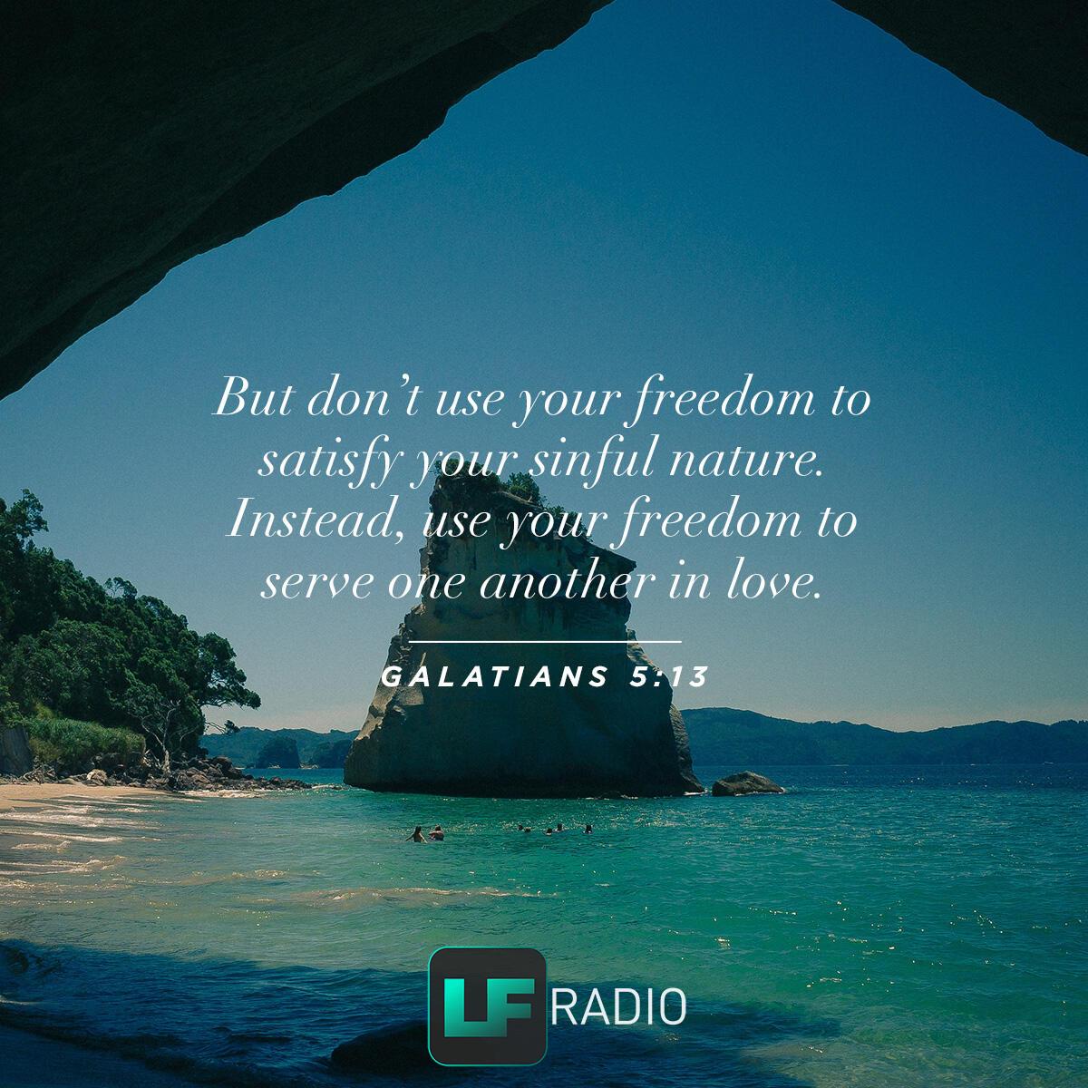 Galatians 5:13 - Verse of the Day