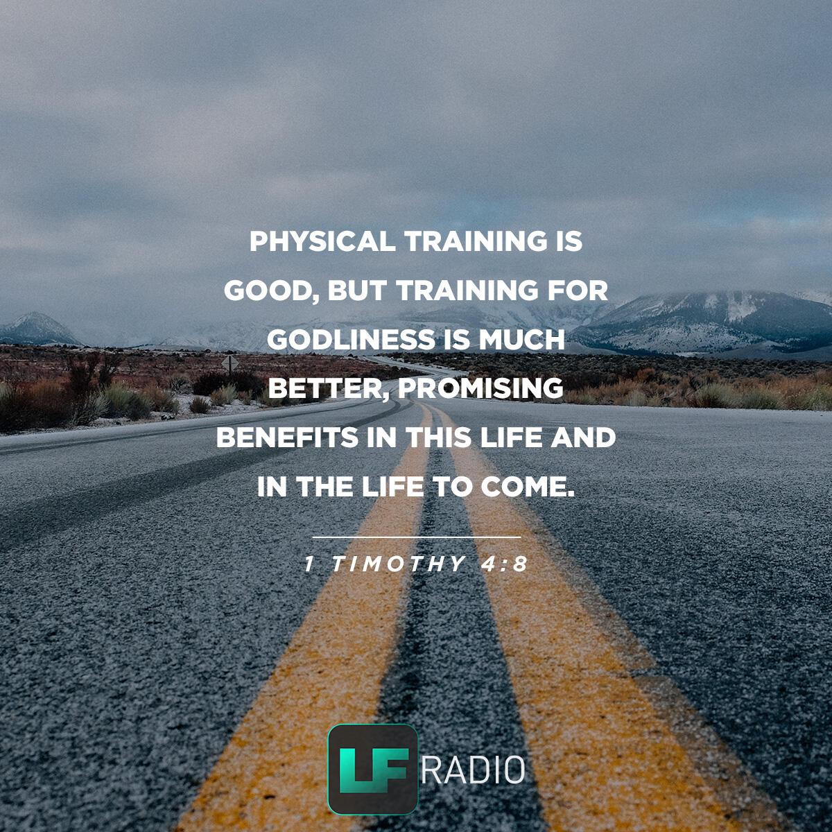 1 Timothy 4:8 - Verse of the Day