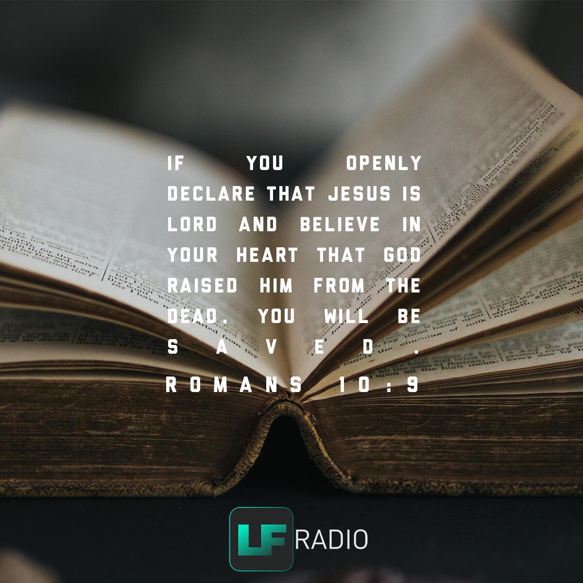 Romans 10:9 - Verse of the Day