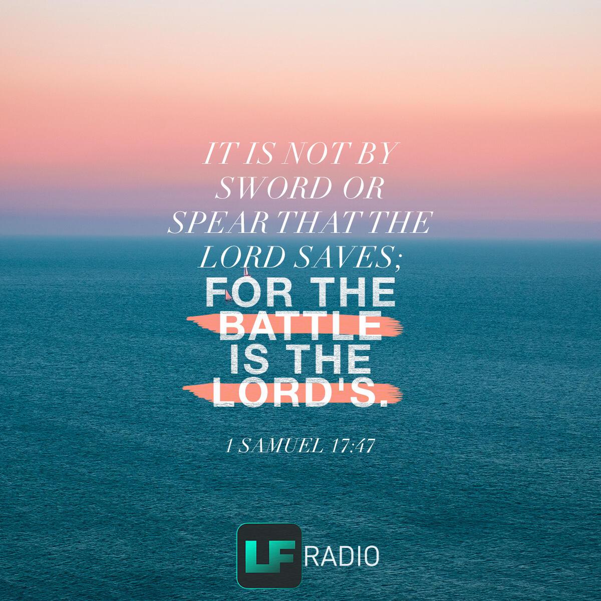1 Samuel 17:47                                                         .