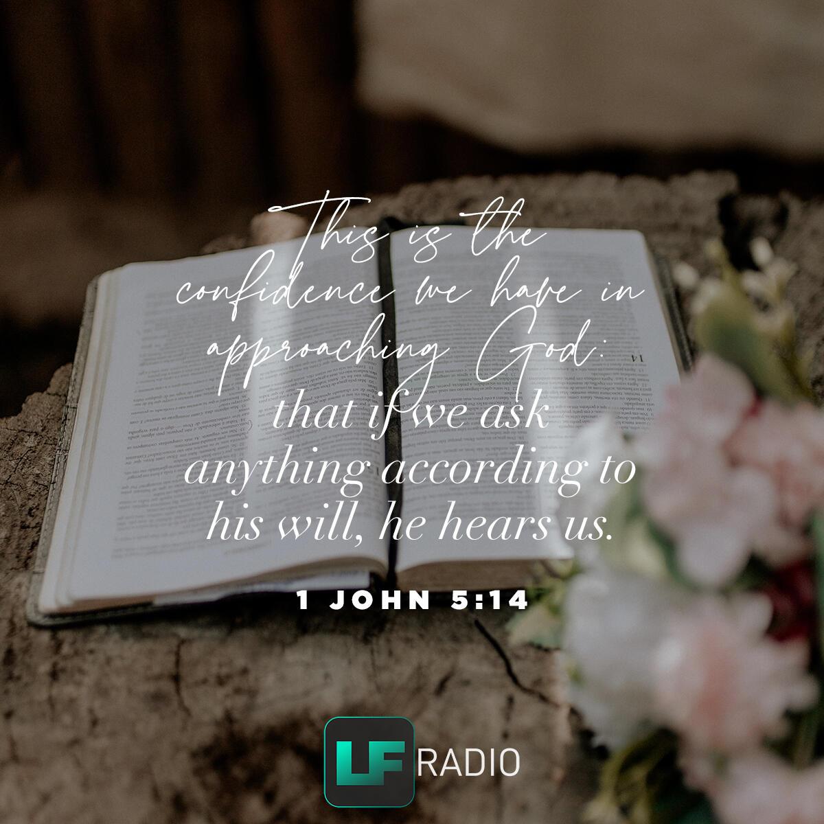 1 John 5:14 - Verse of the Day