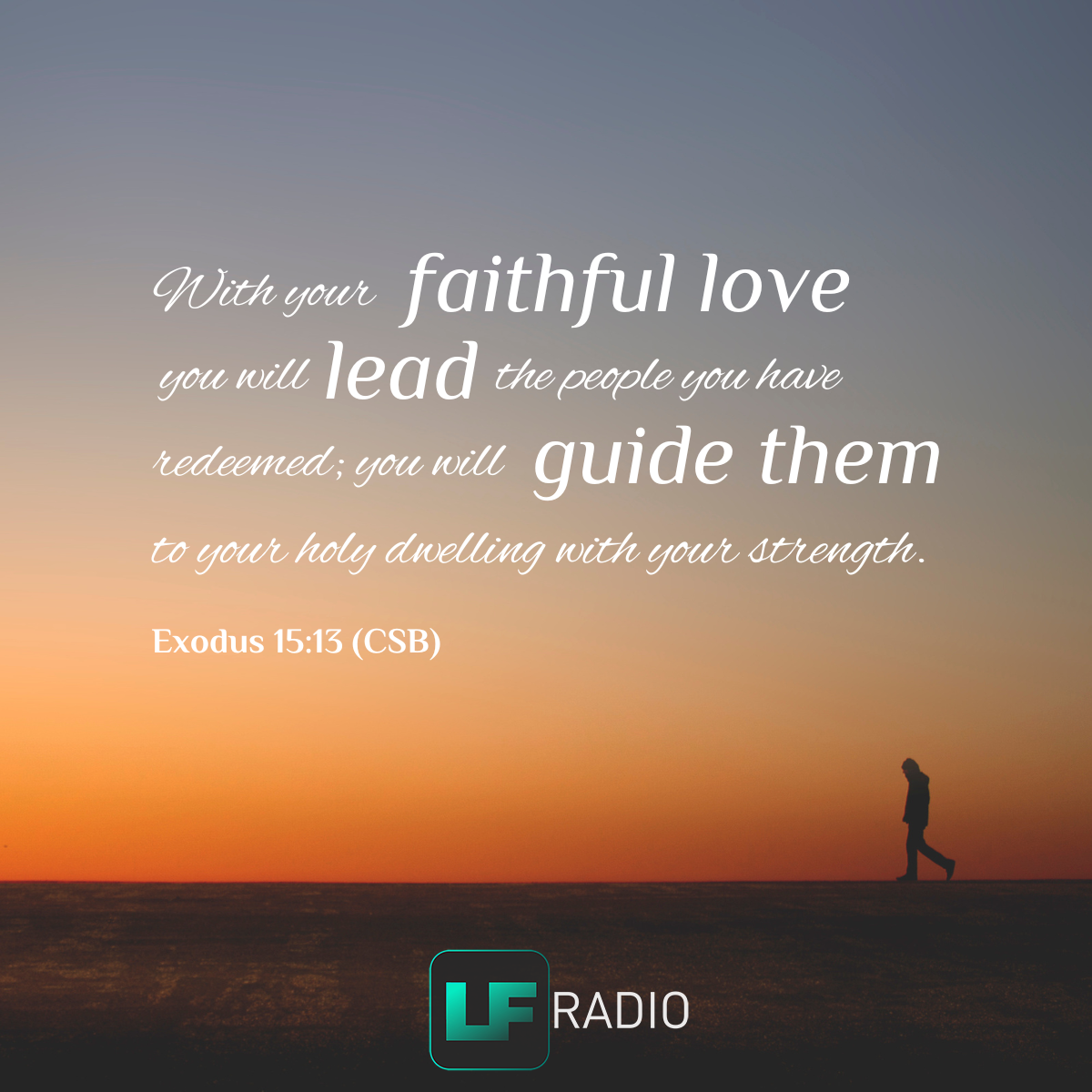 Exodus 15:13 - Verse of the Day