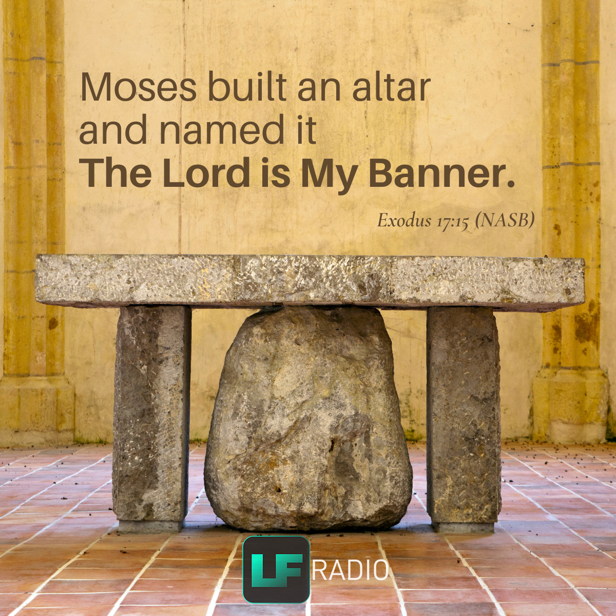 Exodus 17:15 - Verse of the Day