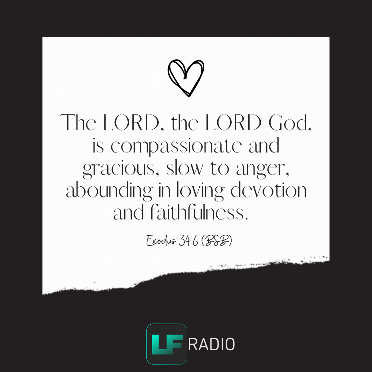 Exodus 34:6 - Verse of the Day