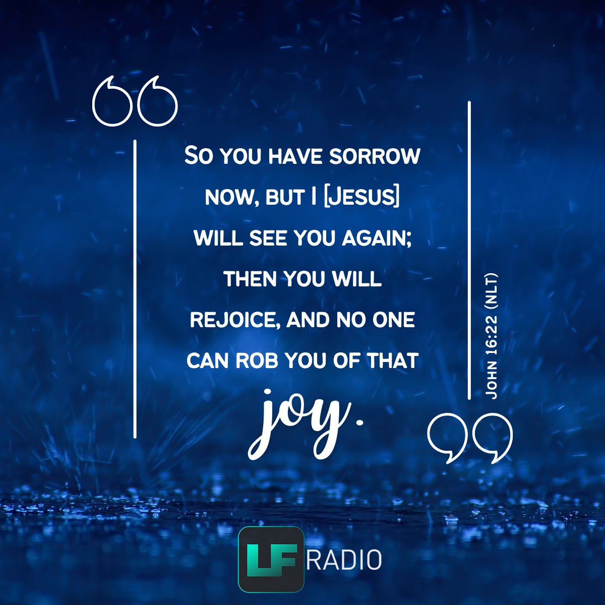John 16:22 - Verse of the Day