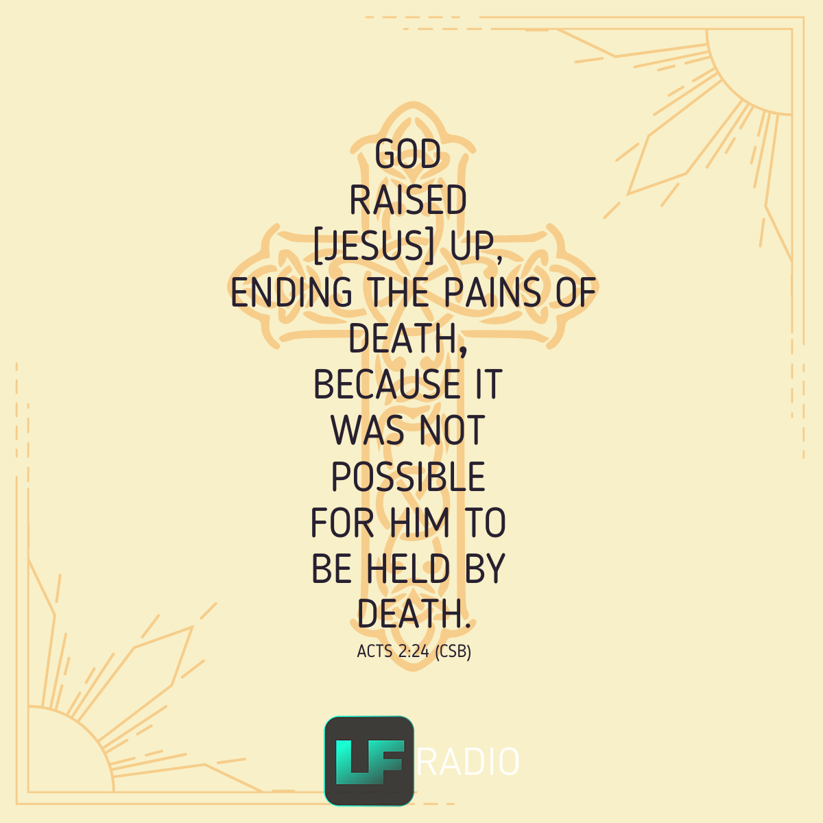 Acts 2:24 - Verse of the Day