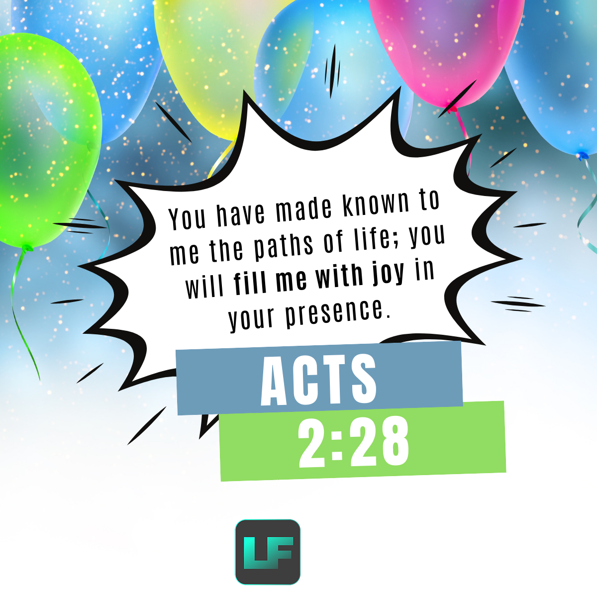 Acts 2:28 - Verse of the Day