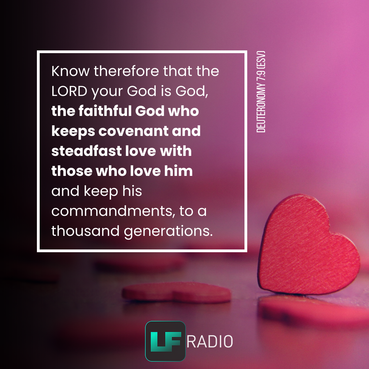 Deuteronomy 7:9 - Verse of the Day