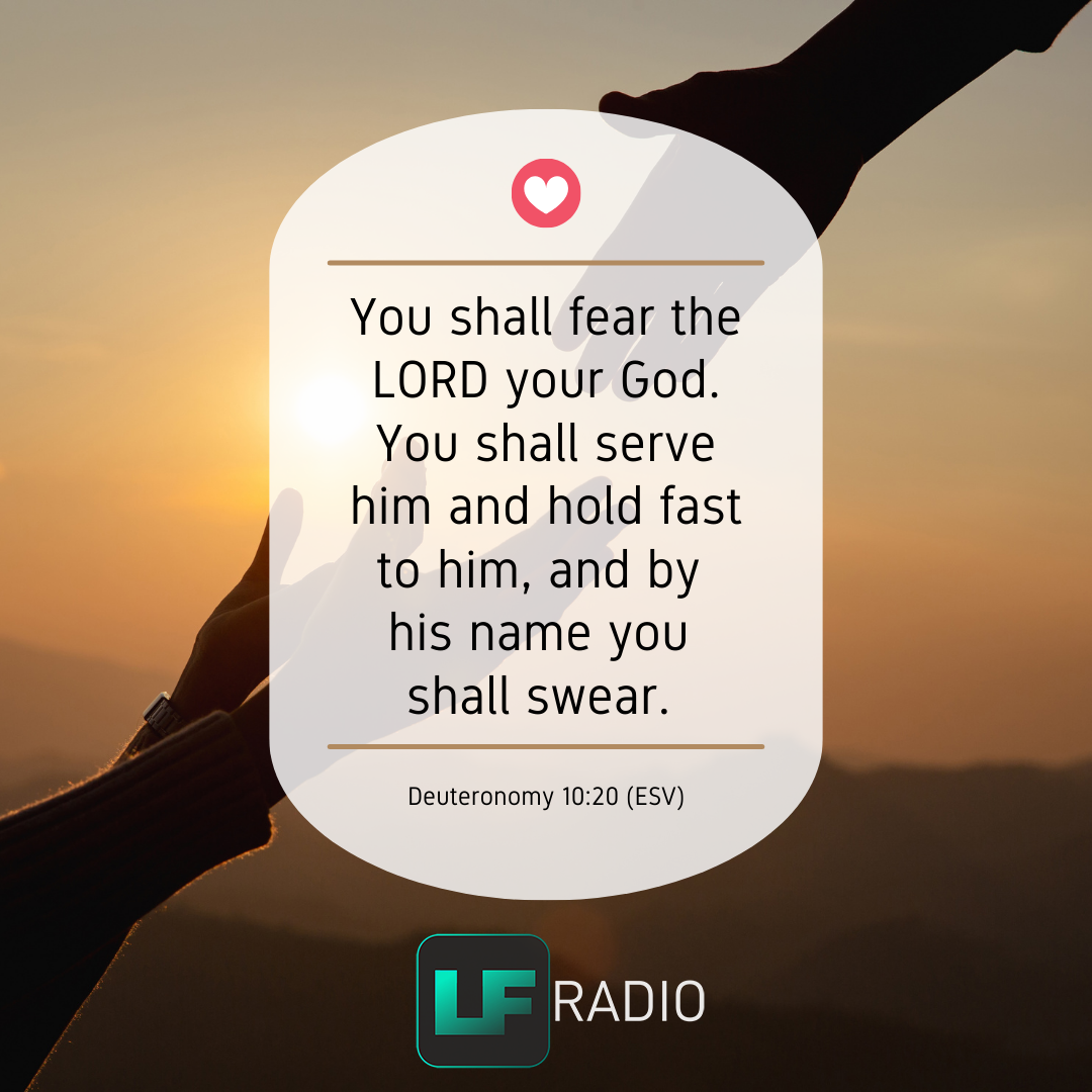 Deuteronomy 10:20 - Verse of the Day