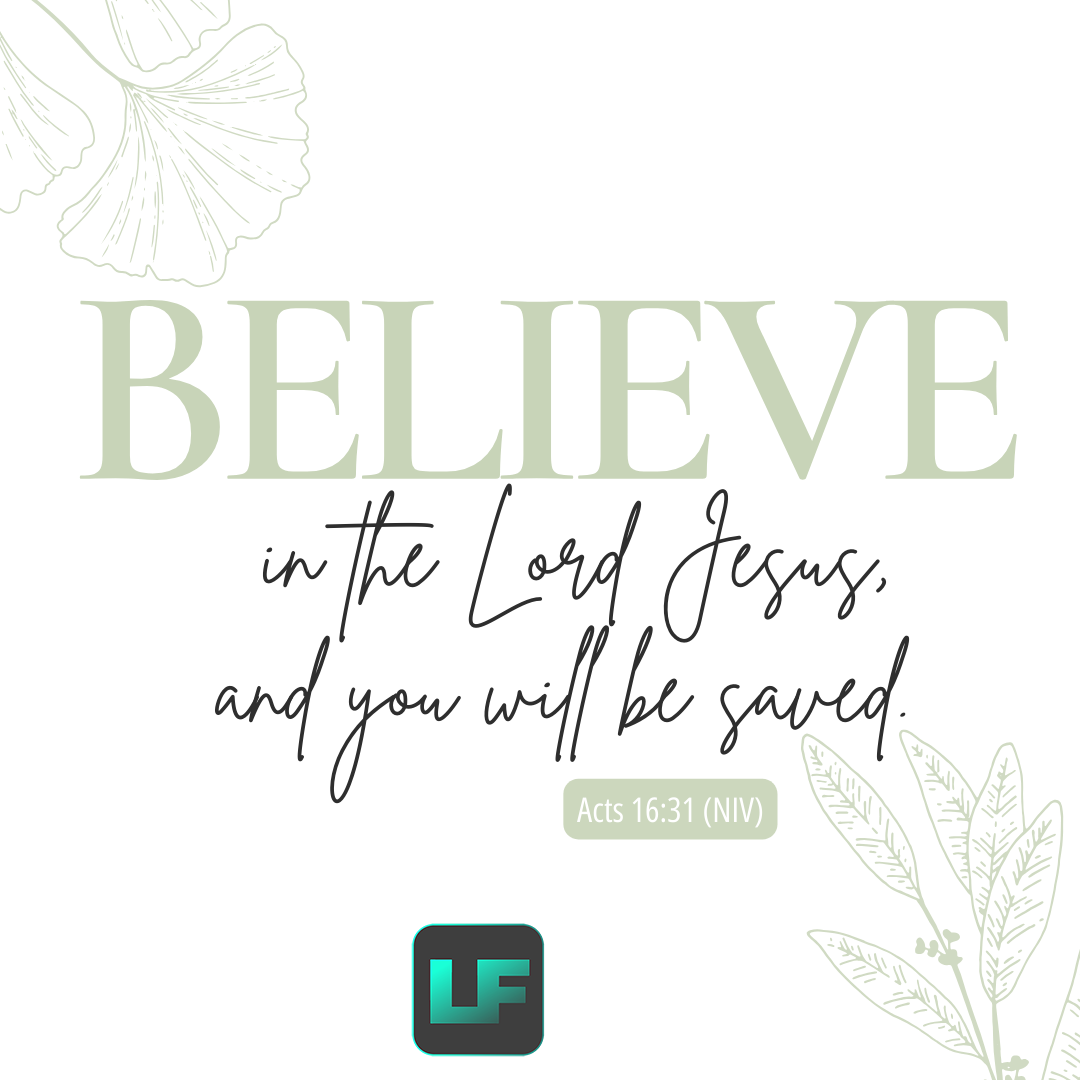 Acts 16:31 - Verse of the Day