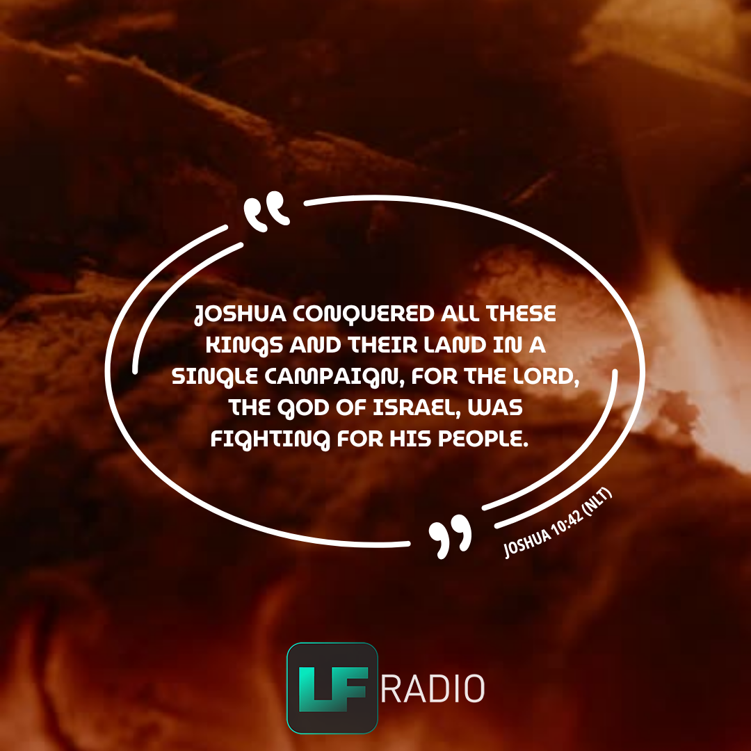 Joshua 10:42 - Verse of the Day