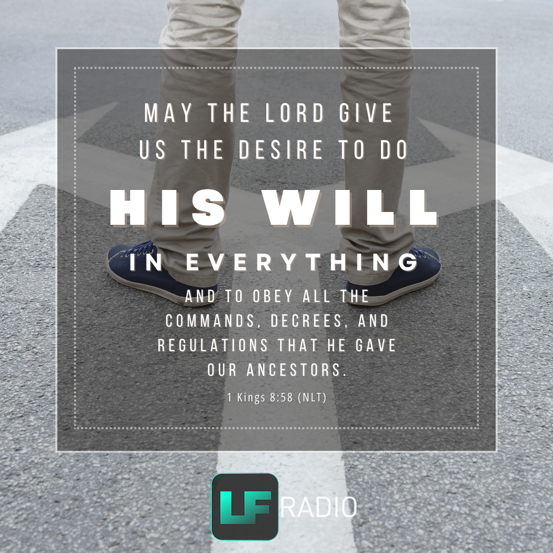 1 Kings 8:58 - Verse of the Day