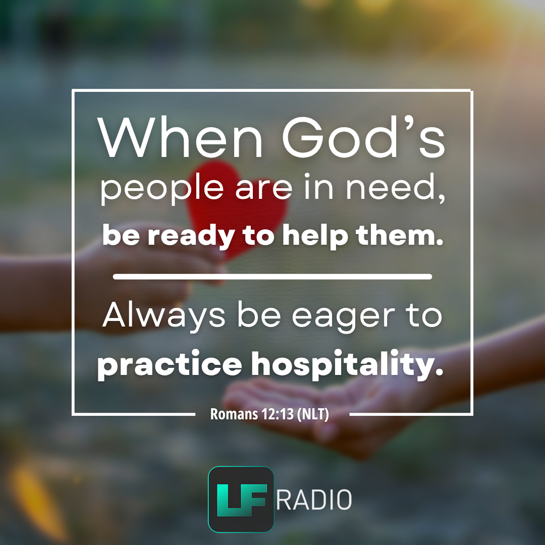 Romans 12:13 - Verse of the Day
