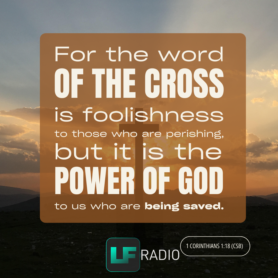 1 Corinthians 1:18 - Verse of the Day