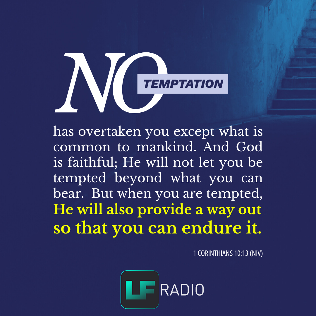 1 Corinthians 10:13 - Verse of the Day