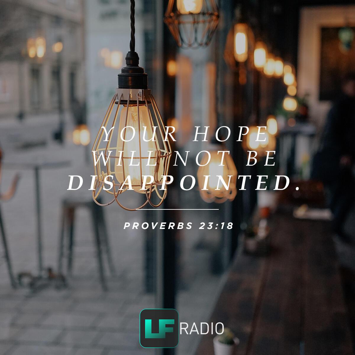 Proverbs 23:18 - Verse of the Day