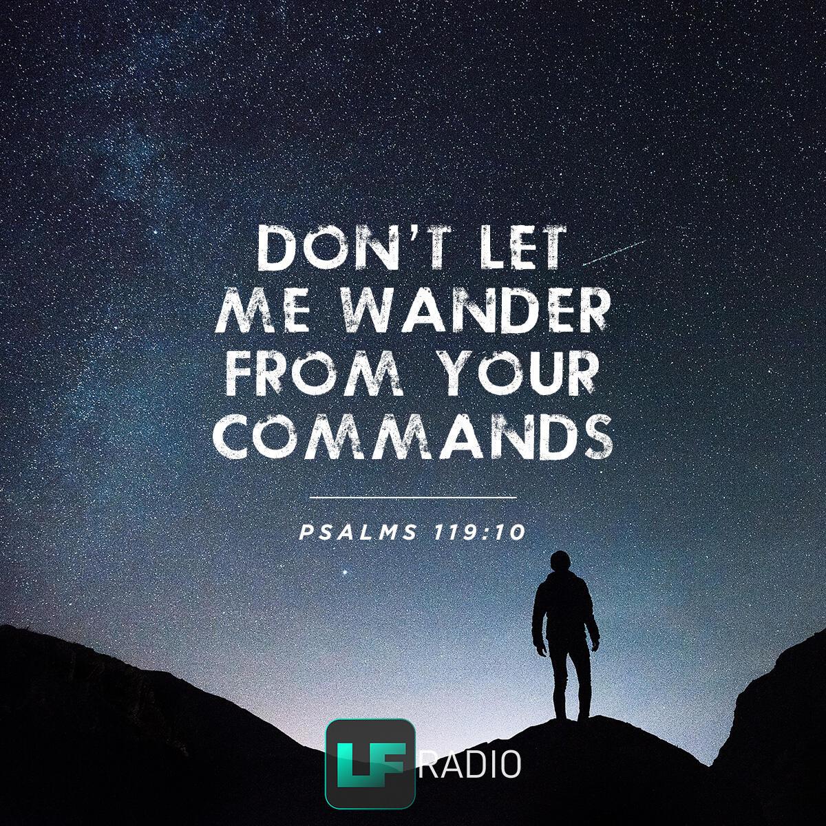 Psalms 119:10 - Verse of the Day