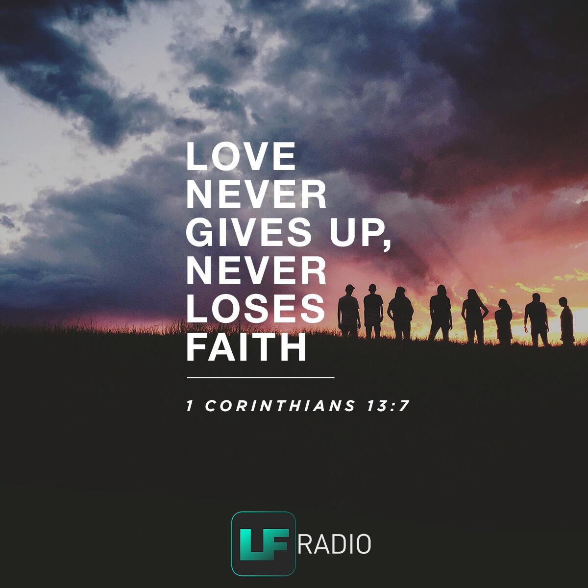 1 Corinthians 13:7 - Verse of the Day