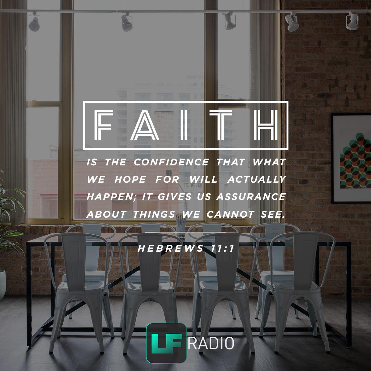 Hebrews 11:1 - Verse of the Day